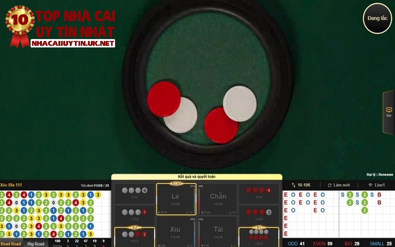 Thao tác tham gia chơi xóc đĩa online đơn giản